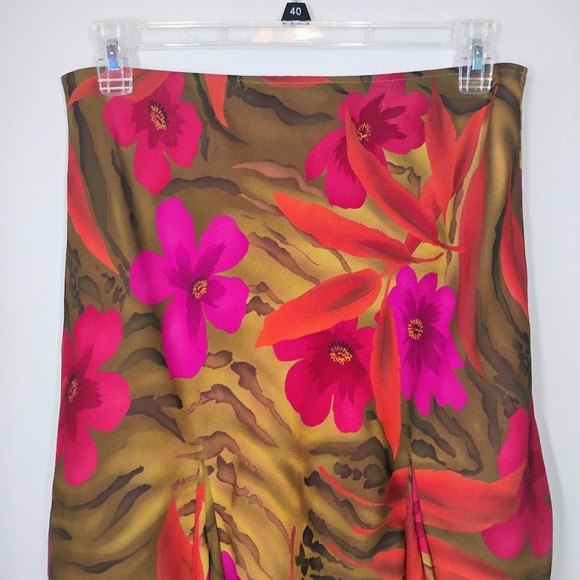 Versailles Y2K Floral Ruffle Skirts Womens Large Low Rise Fairy Animal Print - Picture 3 of 11